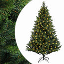 vidaXL Műanyag Hajtogatós Karácsonyfa 180 cm 300 LED Meleg fehér