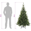 vidaXL Műanyag Hajtogatós Karácsonyfa 180 cm 300 LED Meleg fehér