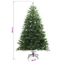 vidaXL Műanyag Hajtogatós Karácsonyfa 240 cm 300 LED Meleg fehér