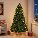 vidaXL Műanyag Hajtogatós Karácsonyfa 240 cm 300 LED Meleg fehér