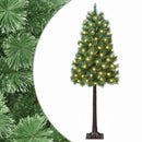 vidaXL Műanyag Hajtogatós Karácsonyfa 180 cm 300 LED Meleg fehér
