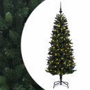 vidaXL Műfenyő gömbökkel 180 cm 300 LED Meleg fehér PE és PVC Green