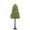vidaXL Mű zsanéros karácsonyfa gömbökkel 180 cm 300 LED Meleg fehér