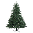 vidaXL Műkarácsonyfa gömbbel 180 cm 300 LED Meleg fehér PVC és fém
