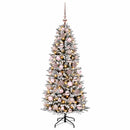 vidaXL Műkarácsonyfa gömbbel 210 cm 300 LED Meleg fehér PVC és PE