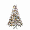 vidaXL Műfenyő gömbökkel 180 cm 300 LED Meleg fehér PVC és fém