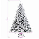 vidaXL Műfenyő gömbökkel 180 cm 300 LED Meleg fehér PVC és fém