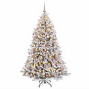 vidaXL Műfenyő gömbökkel 180 cm 300 LED Meleg fehér PVC és fém