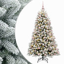 vidaXL Műfenyő gömbökkel 180 cm 300 LED Meleg fehér PVC és fém