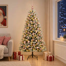 vidaXL Műfenyő gömbökkel 180 cm 300 LED Meleg fehér PVC és fém