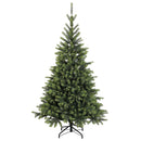 vidaXL Műkarácsonyfa gömbbel 180 cm 300 LED Meleg fehér PVC és fém
