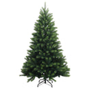vidaXL Műfenyő gömbökkel 210 cm 300 LED Meleg fehér PVC és fém Zöld