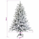 vidaXL Műfenyő gömbökkel 180 cm 300 LED Meleg fehér PVC és fém