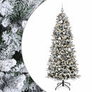 vidaXL Műkarácsonyfa gömbbel 180 cm 300 LED Meleg fehér PVC és PE