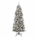 vidaXL Műkarácsonyfa gömbbel 180 cm 300 LED Meleg fehér PVC és PE
