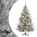 vidaXL Műkarácsonyfa gömbbel 180 cm 300 LED Meleg fehér PVC és fém