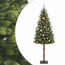 vidaXL Műfenyő gömbökkel 180 cm 300 LED Meleg fehér PVC és fém Zöld