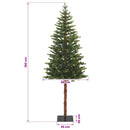 vidaXL Műfenyő gömbökkel 180 cm 300 LED Meleg fehér PVC és fém Zöld