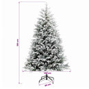 vidaXL Műfenyő gömbökkel 180 cm 300 LED Meleg fehér PVC és fém
