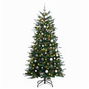 vidaXL Műanyag Hajtogatós Karácsonyfa 240 cm 300 LED Meleg fehér