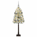 vidaXL Mű zsanéros karácsonyfa gömbökkel 180 cm 300 LED Meleg fehér