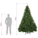 vidaXL Műanyag Hajtogatós Karácsonyfa 270 cm 600 LED Meleg fehér