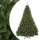 vidaXL Világos zöld műkarácsonyfa gömbökkel 270 cm 600 LED Meleg fehér