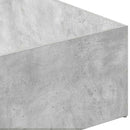 vidaXL Ágykeret állítható ágyalaphoz Betonszürke 70 x 200 cm
