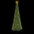 vidaXL LED-es csillogó karácsonyfa földnyárssal EKENAS 250 cm 370 LED