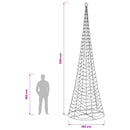 vidaXL LED spirál karácsonyfa talppal EKENAS 500 cm 868 LED