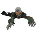 vidaXL Halloween Kúszó Zombi SPOOKA Zöld 110 x 50 x 21 cm Poliészter