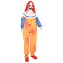 vidaXL Rémisztő Halloween bohóc SPOOKA Sárga és Kék 126,5 x 180 cm