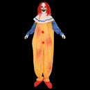 vidaXL Rémisztő Halloween bohóc SPOOKA Sárga és Kék 126,5 x 180 cm