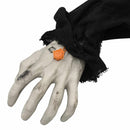 vidaXL Halloween Kúszó Zombi SPOOKA Fekete 41 x 130 x 24 cm