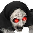vidaXL Halloween Kúszó Zombi SPOOKA Fekete 41 x 130 x 24 cm