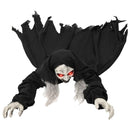 vidaXL Halloween Kúszó Zombi SPOOKA Fekete 41 x 130 x 24 cm