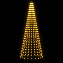 vidaXL Karácsonyfafény leszúrótüskékkel 500 LED Meleg fehér és