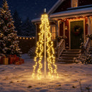 vidaXL Karácsonyfafények 6 LED-del 540 LED Meleg fehér Ø 70 x 180 cm