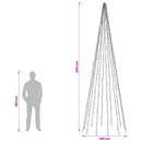 vidaXL Karácsonyfafények 12 LED-del 1608 LED Meleg fehér