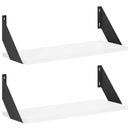 vidaXL Falpolcok 2 db Fehér 50 x 20 x 17 cm