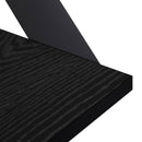 vidaXL Falpolcok 2 db Fekete 50 x 20 x 17 cm