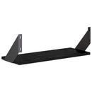 vidaXL Falpolcok 2 db Fekete 50 x 20 x 17 cm