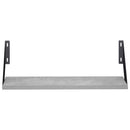 vidaXL Falpolcok 2 db Betonszürke 50 x 20 x 17 cm