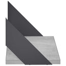 vidaXL Falpolcok 2 db Betonszürke 50 x 20 x 17 cm
