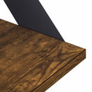 vidaXL Falpolcok 2 db Füstös Tölgy 50 x 20 x 17 cm