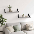 vidaXL Falpolcok 2 db Szürke Sonoma 50 x 20 x 17 cm