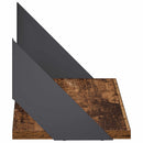 vidaXL Falpolcok 4 db Antik Fa 50 x 20 x 17 cm