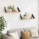 vidaXL Falpolcok 2 db Sonoma Tölgy 60 x 20 x 17 cm
