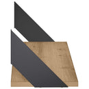 vidaXL Falpolcok 4 db Kézműves Tölgy 70 x 20 x 17 cm