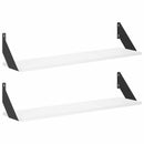 vidaXL Falpolcok 2 db Fehér 80 x 20 x 17 cm